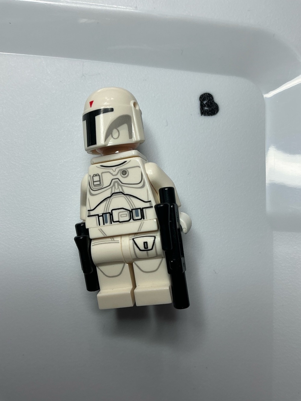 LEGO Boba Fett Minifigure - White Prototype - Star Wars BRAND NEW